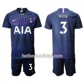 Tottenham Hotspur ROSE 3 Kind Voetbaltenues Uit 2019/20 - SS (+ Korte broeken)